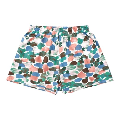 Hialegion Damen Schlafhose Bauwolle Freizeithose Damen Boxershorts Pyjamahose Sommer Going-out Shorts Kritzeln S von Hialegion
