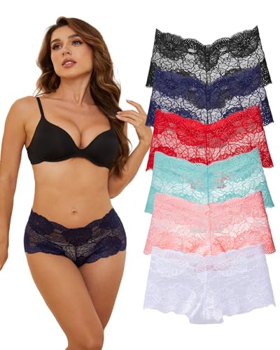 Hialegion Nahtlose Slip Spitze Unterhosen Brazilian Damen Sexy Hohe Taillen Mehrpack Bequem Unterwäsche Große Größen Damen 3XL Hialegion Nahtlose Slip Spitze Unterhosen Brazilian Damen Sexy Hohe Taillen Mehrpack Bequem Unterwäsche Große Größen Damen 3XL von Hialegion