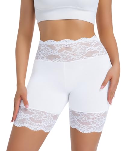 Hibluco Slip Shorts for Under Dresses Lace Women Underwear Anti Chafing Boyshort von Hibluco