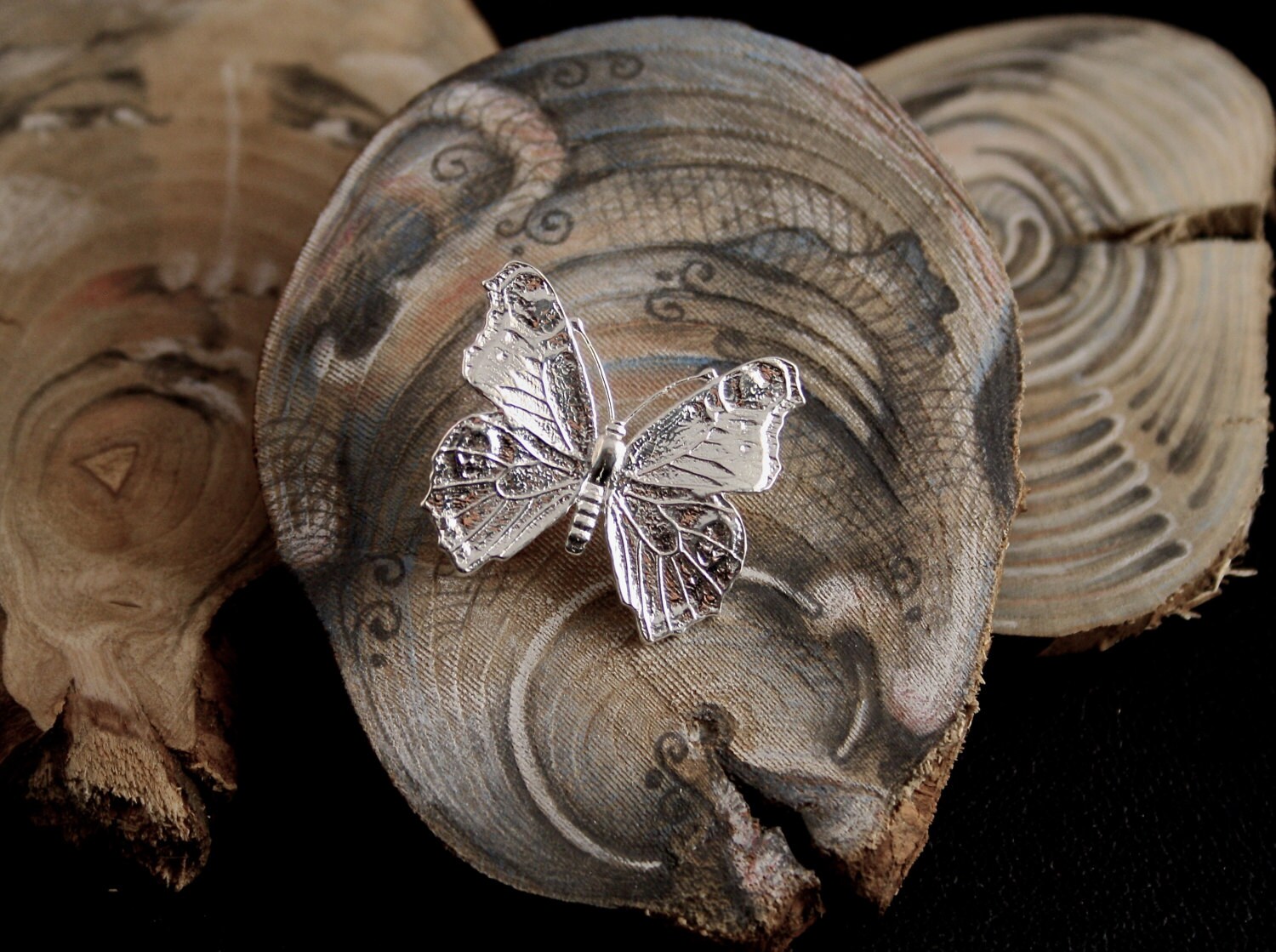 Flug Brosche, Sterling Silber Flug Brosche, Sterling Silber von Hich