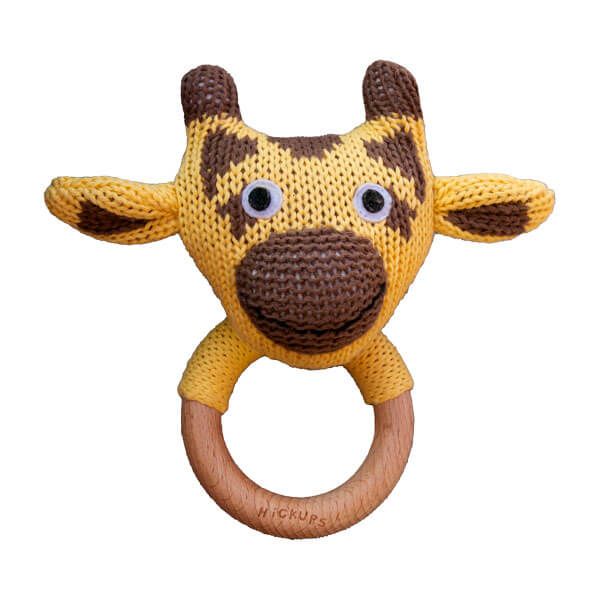 Hick ups Beißring – Greifring Giraffe Größe des Holzrings: ca. 7 cm Durchmess... von Hick ups