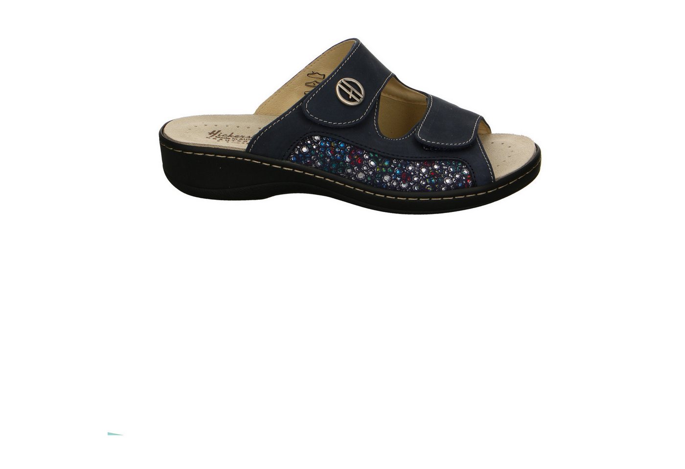 Hickersberger Hickersberger Nubuk Pantoletten blau Zehentrenner von Hickersberger