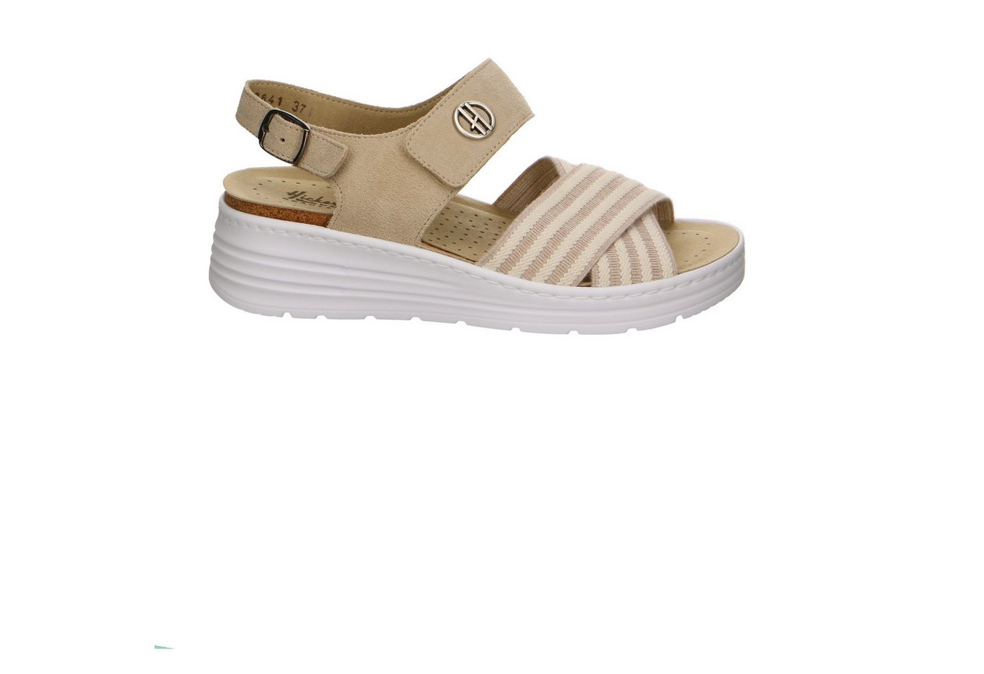 Hickersberger Hickersberger Velour Comfort Sandale beige Trekkingsandale von Hickersberger
