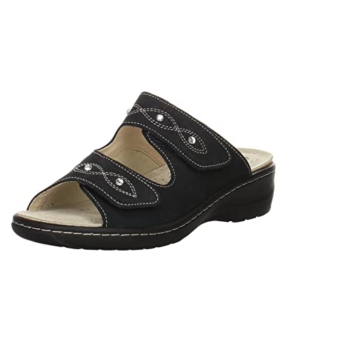 Hickersberger Damen Pantoletten Sandalen Milano Hallux Pantolette Glattleder Bequem Freizeit uni milano hallux Hickersberger Damen Pantoletten Sandalen Milano Hallux Pantolette Glattleder Bequem Freizeit uni milano hallux von Hickersberger