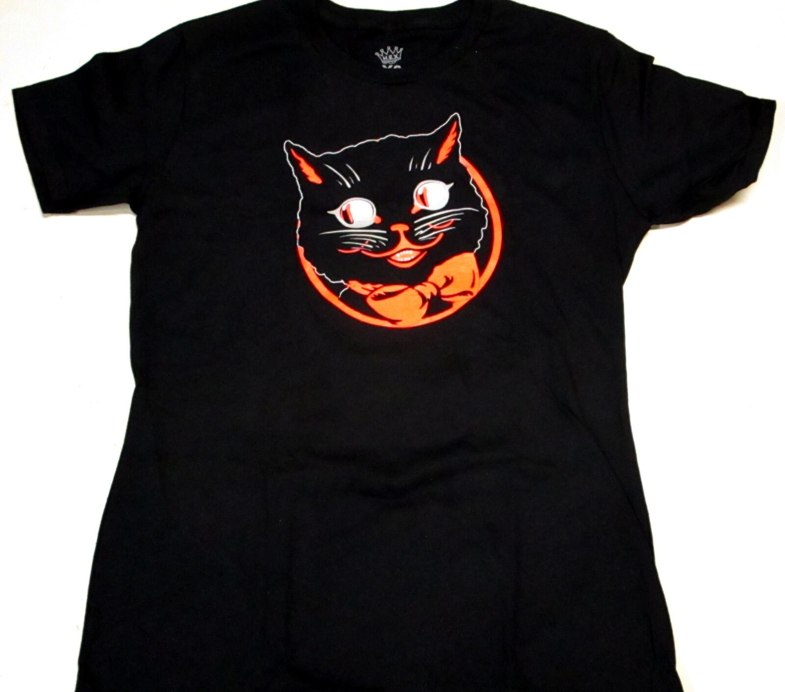 Hal O'kitty On Ladies Schwarzes T-Shirt Aus 100% Baumwolle von HiddenEmperorX