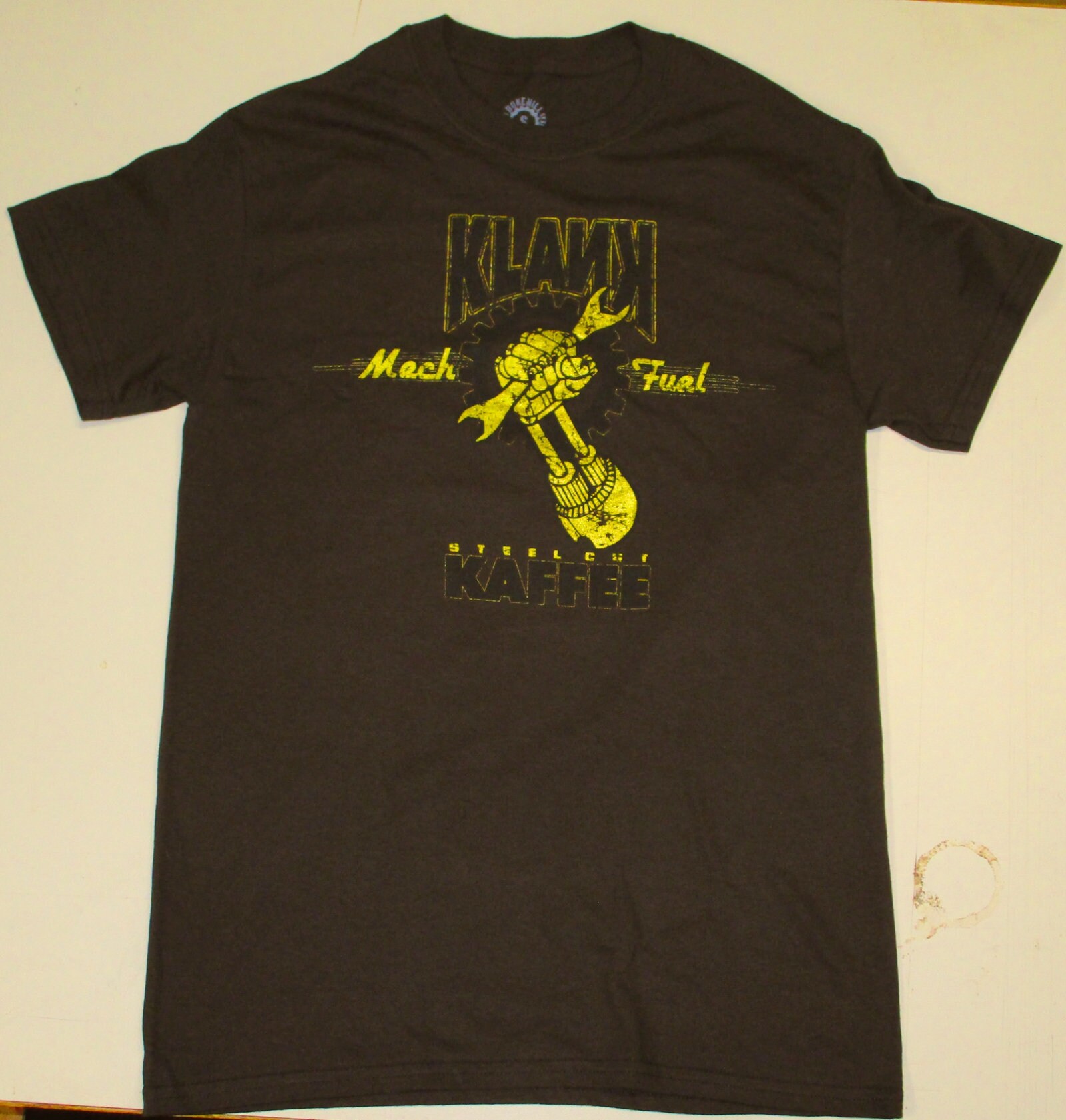 Klank Kaffee Mech Petroleum Auf Dunkle Schokolade Braun 100% Baumwolle T-Shirt von HiddenEmperorX