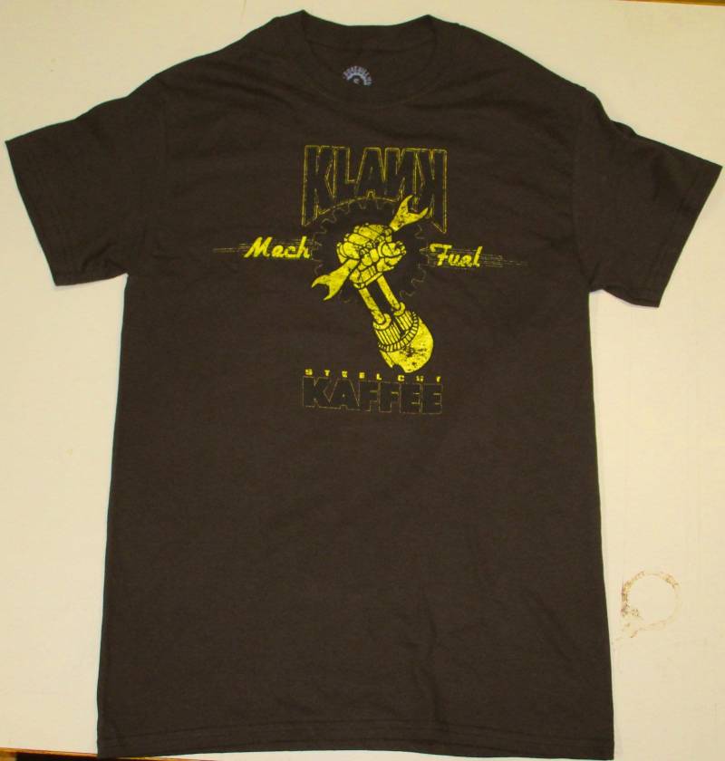 Klank Kaffee Mech Petroleum Auf Dunkle Schokolade Braun 100% Baumwolle T-Shirt von HiddenEmperorX