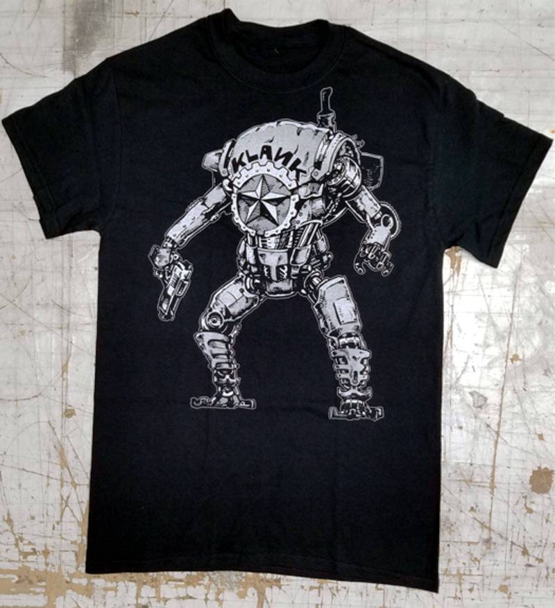 Klank Mech Auf Schwarzem T-Shirt von HiddenEmperorX