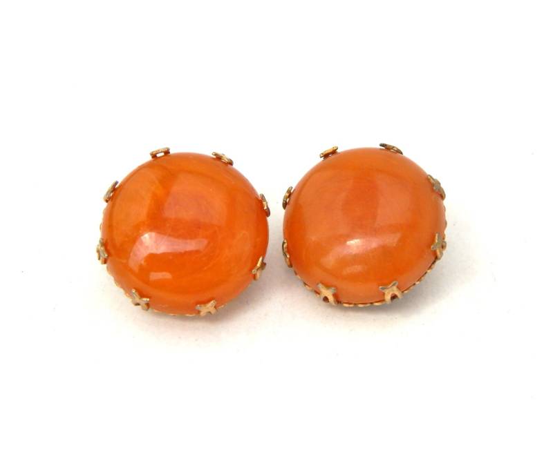 Honig Lucite Ohrclips, Vintage Marmorierte Gelb Ohrringe, Eigelb Ohrclips Honig Lucite Ohrclips, Vintage Marmorierte Gelb Ohrringe, Eigelb Ohrclips von HiddenStairwayFinds