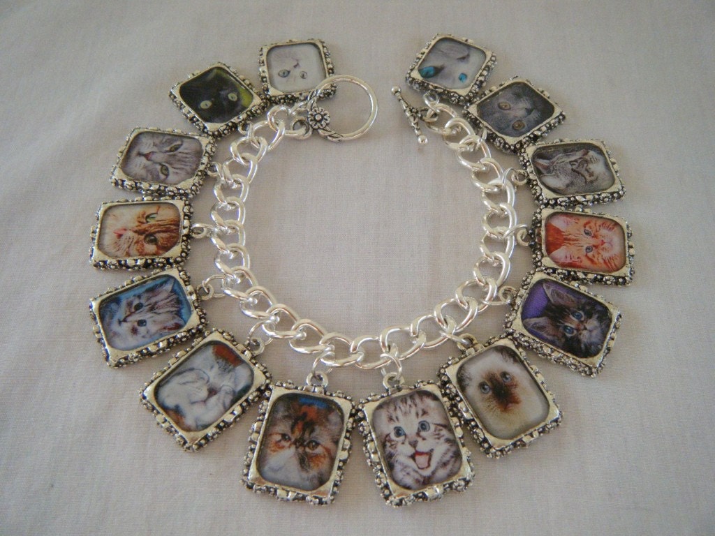 14 Katzen Charm Armband 14 Katzen Charm Armband von HiddenValleyJewelry