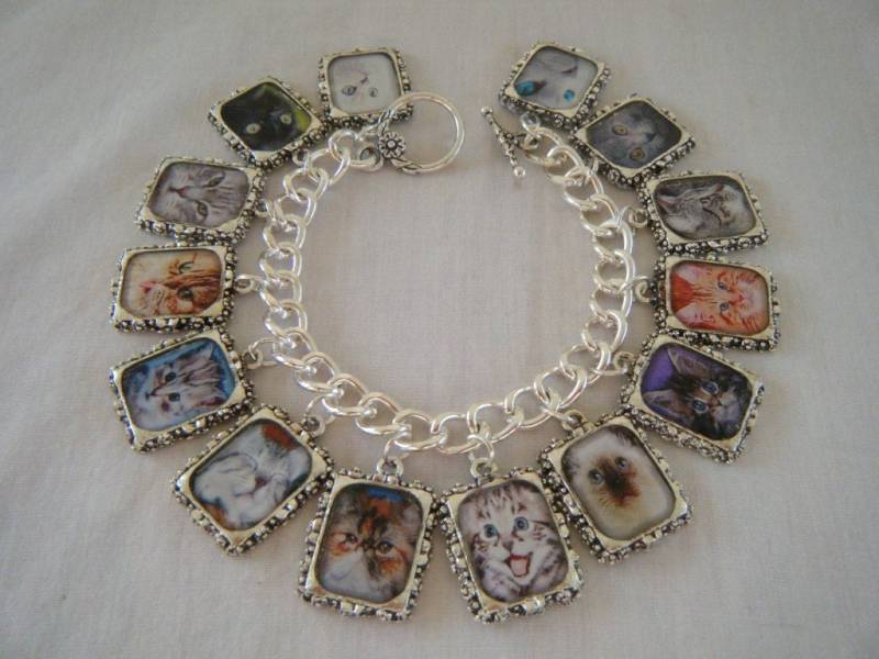 14 Katzen Charm Armband 14 Katzen Charm Armband von HiddenValleyJewelry