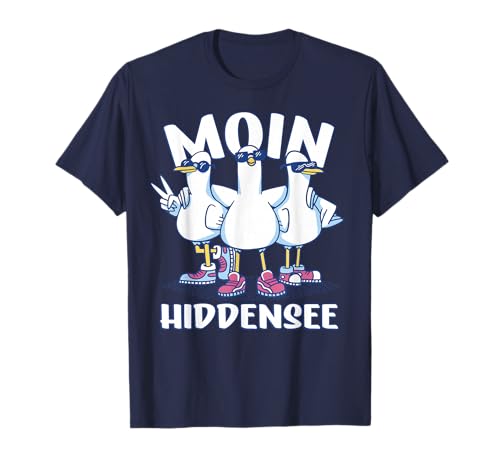 Moin Hiddensee Jungen Mädchen Ostsee Camping Urlaub T-Shirt Moin Hiddensee Jungen Mädchen Ostsee Camping Urlaub T-Shirt von Hiddensee Geschenke Ostsee Souvenir Oberteile