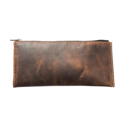 Femme Leather Wallet Cell Phone and Card Case Purse Handmade by Hide & Drink :: Bourbon Brown von Hide & Drink