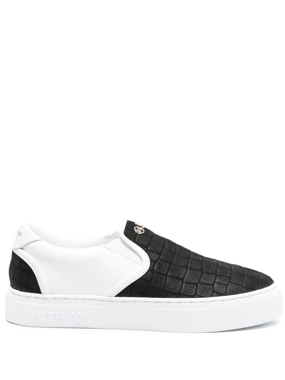 Hide&Jack Fuji Croco Sneakers - Schwarz von Hide&Jack