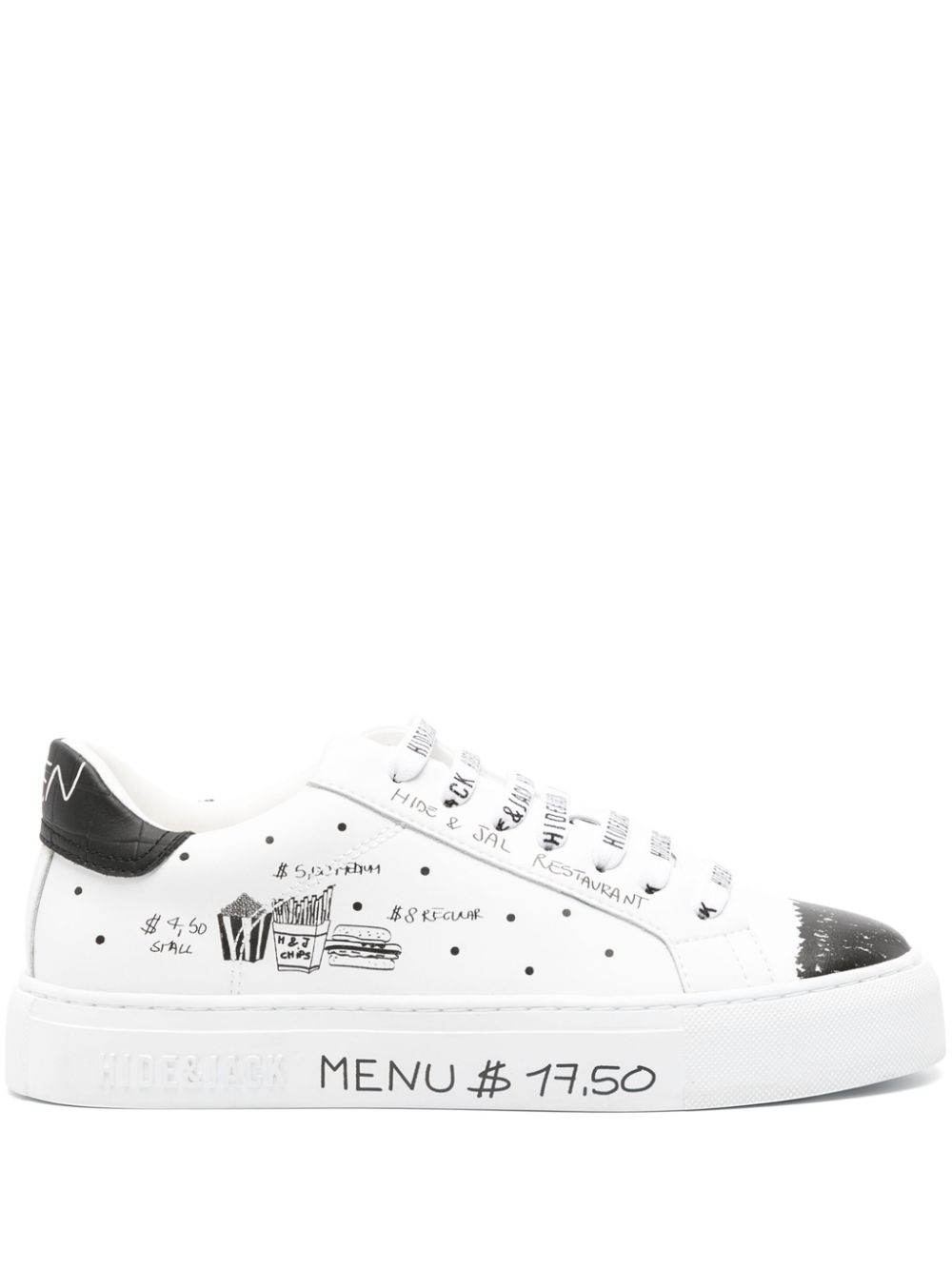 Hide&Jack Essence Sketch Sneakers - Weiß von Hide&Jack