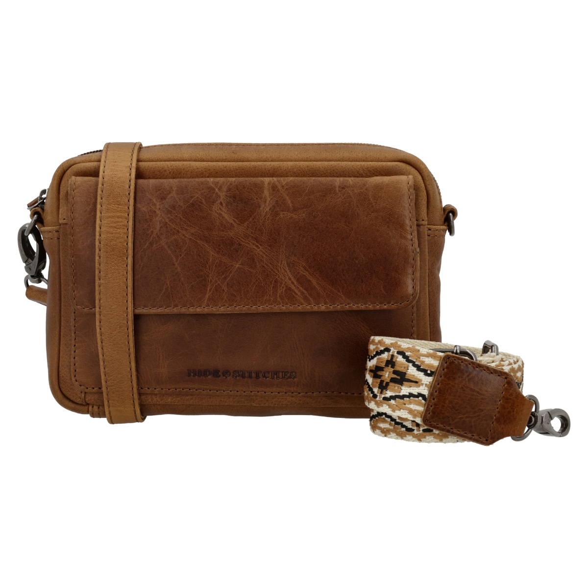 Hide & Stitches Next Navajo Shoulder bag-Brown von Hide & Stitches