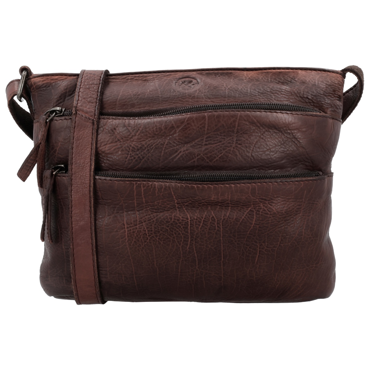 Hide & Stitches Paint Rock Crossbody Shoulder bag-Dark Brown von Hide & Stitches