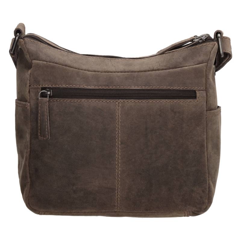 Hide & Stitches idaho Schultertasche-Dark Brown von Hide & Stitches