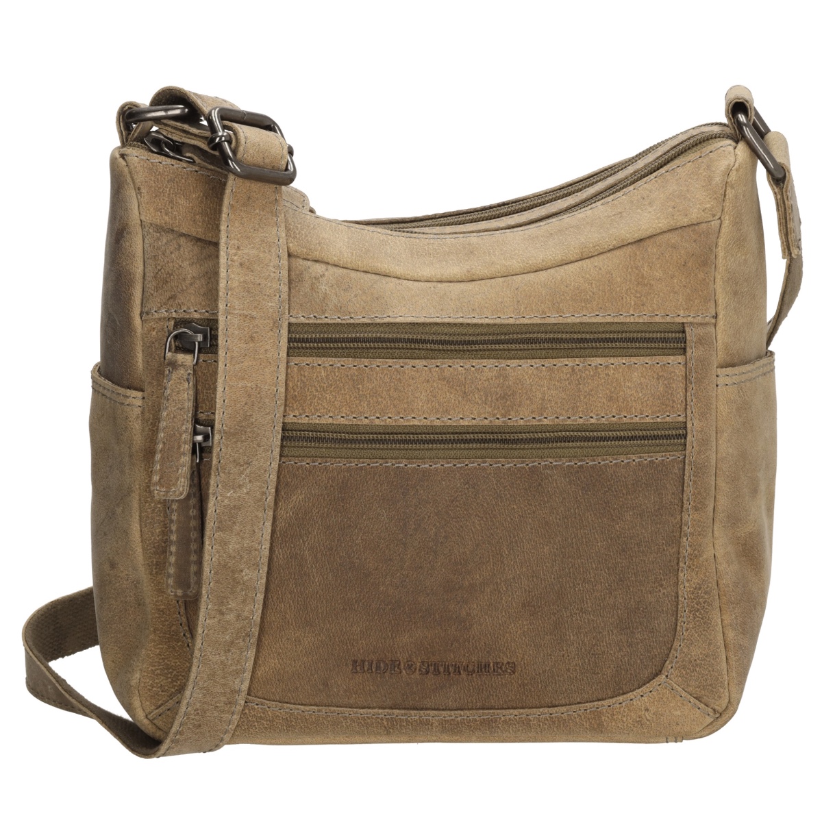 Hide & Stitches idaho Schultertasche-Sand von Hide & Stitches
