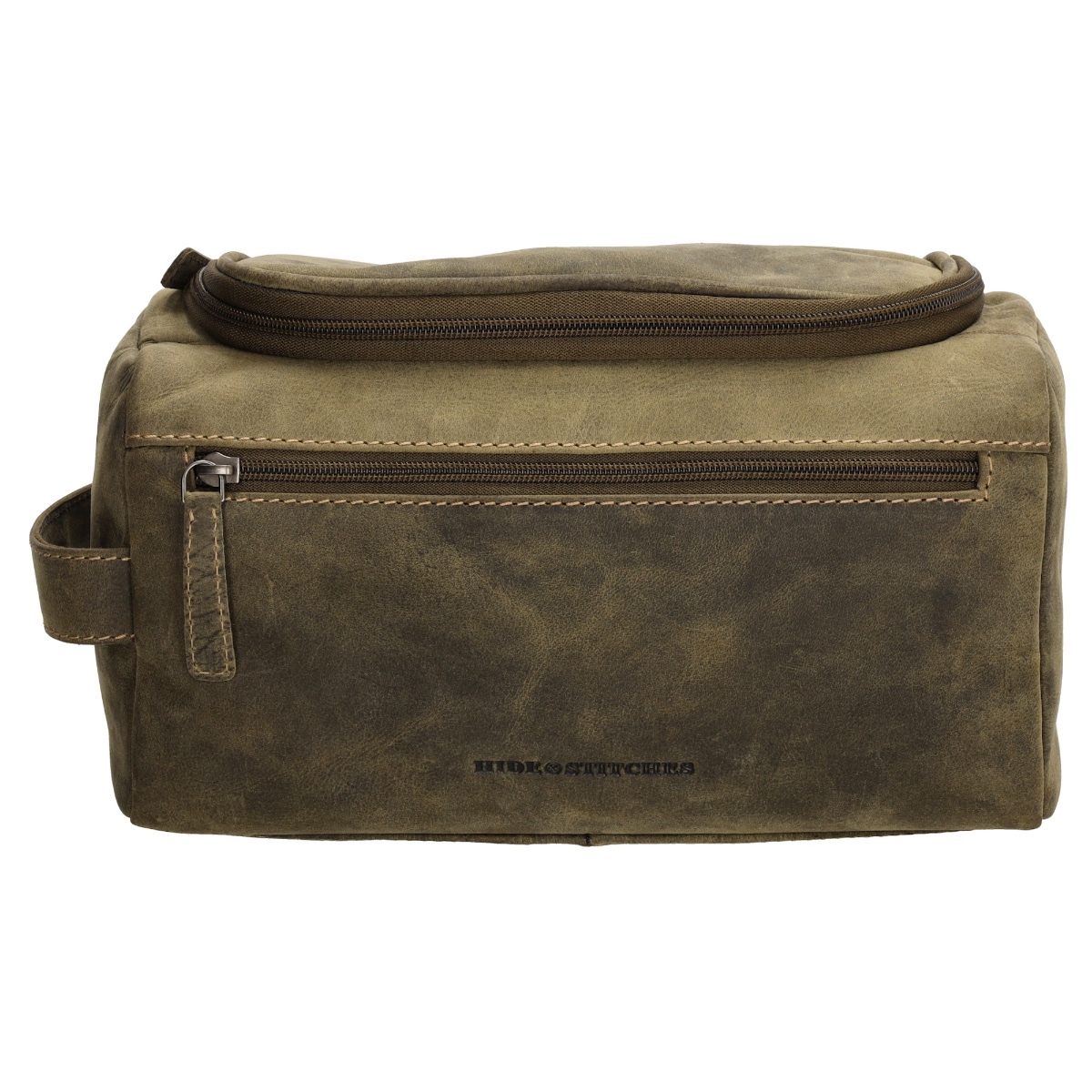 Hide & stitches idaho Kulturbeutel-Olive von Hide & Stitches