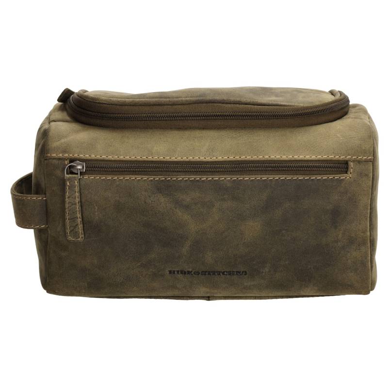 Hide & stitches idaho Kulturbeutel-Olive von Hide & Stitches