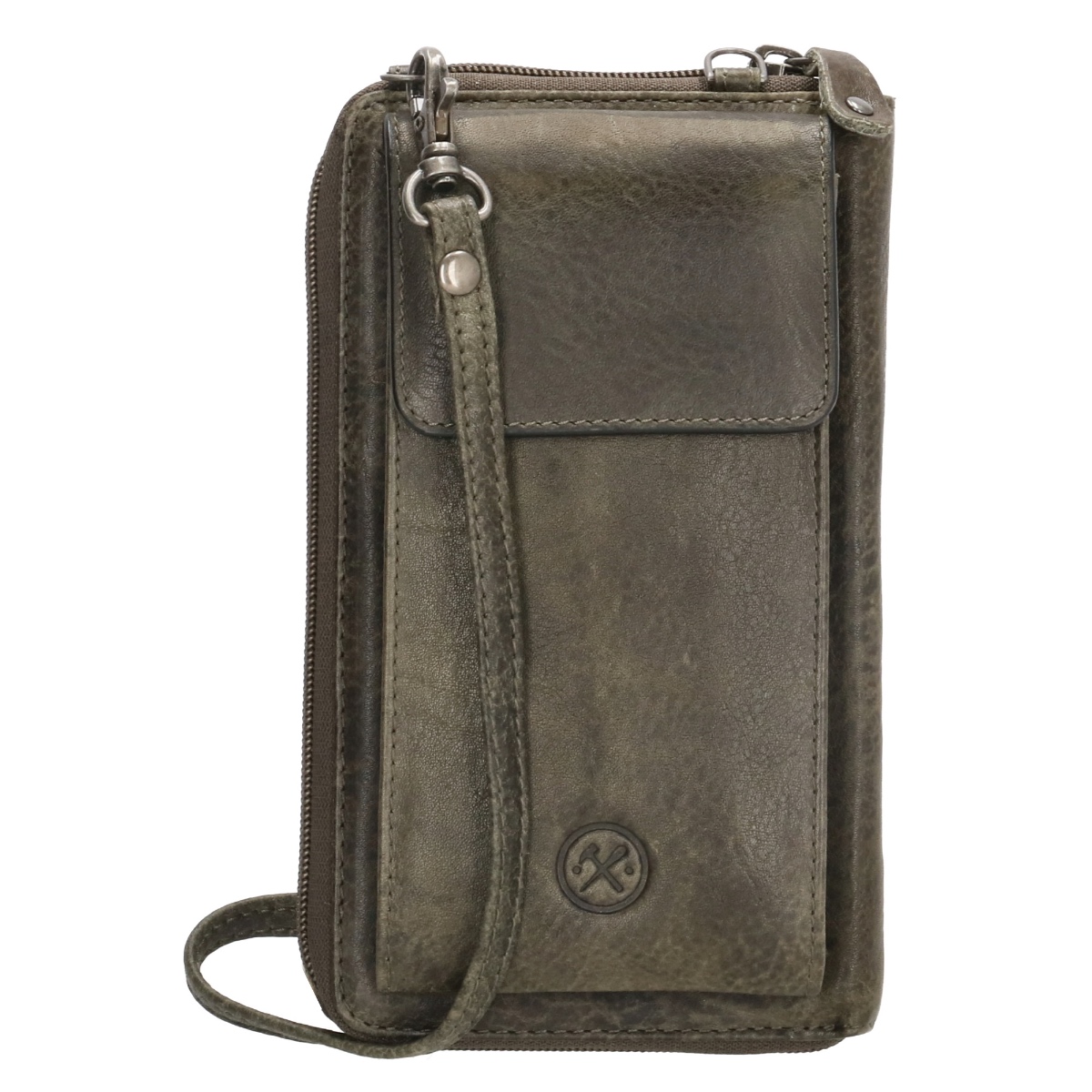 Hide & stitches paint rock Handytasche-Olive von Hide & Stitches