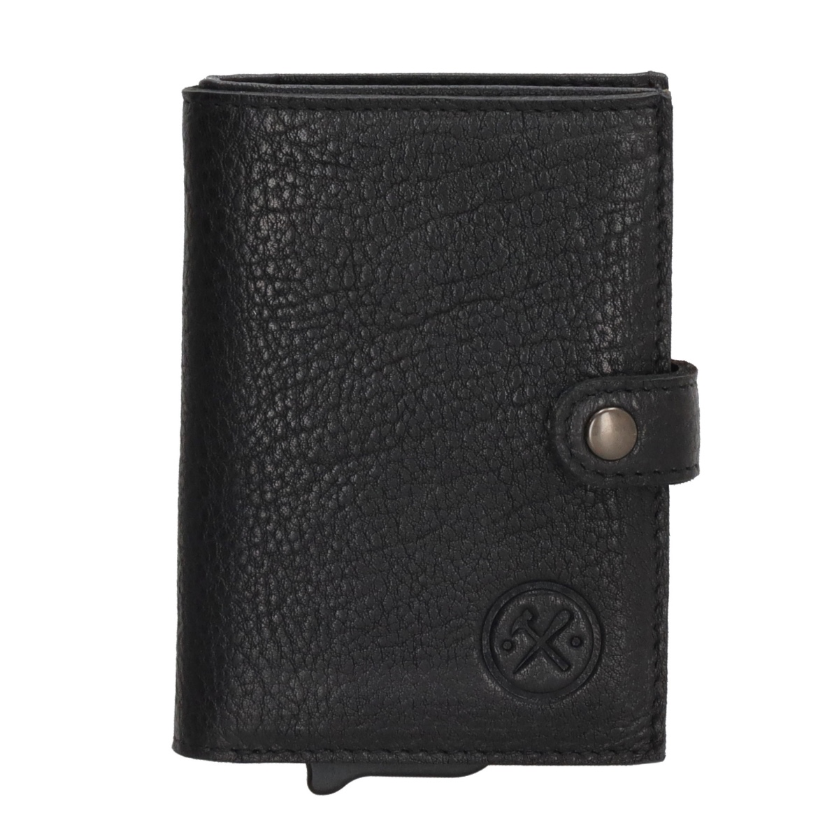 Hide & stitches paint rock safety wallet-Black von Hide & Stitches