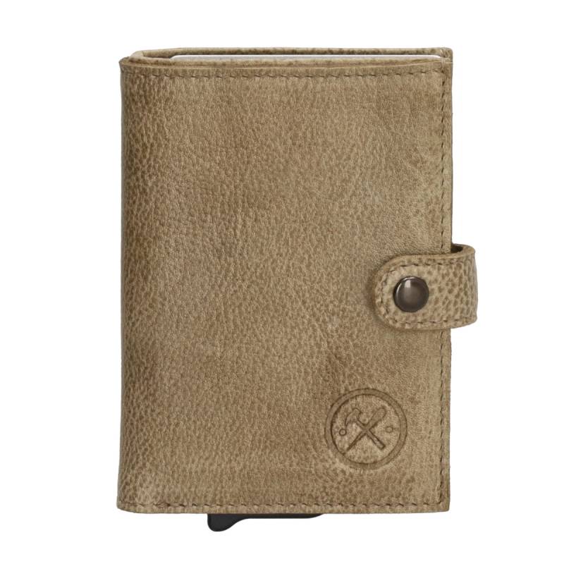 Hide & stitches paint rock safety wallet-Sand von Hide & Stitches