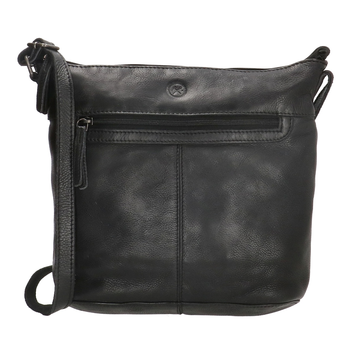 Hide & stitches paint rock shoulder bag-Black von Hide & Stitches