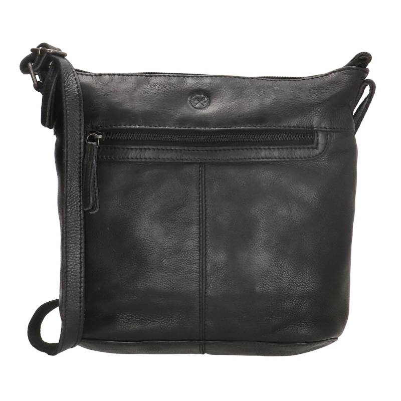 Hide & stitches paint rock shoulder bag-Black von Hide & Stitches
