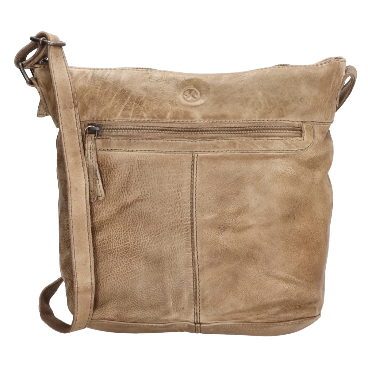 Hide & stitches paint rock shoulder bag-Sand von Hide & Stitches