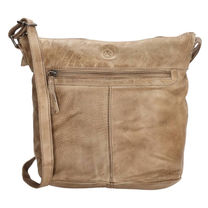 Hide & stitches paint rock shoulder bag-Sand von Hide & Stitches