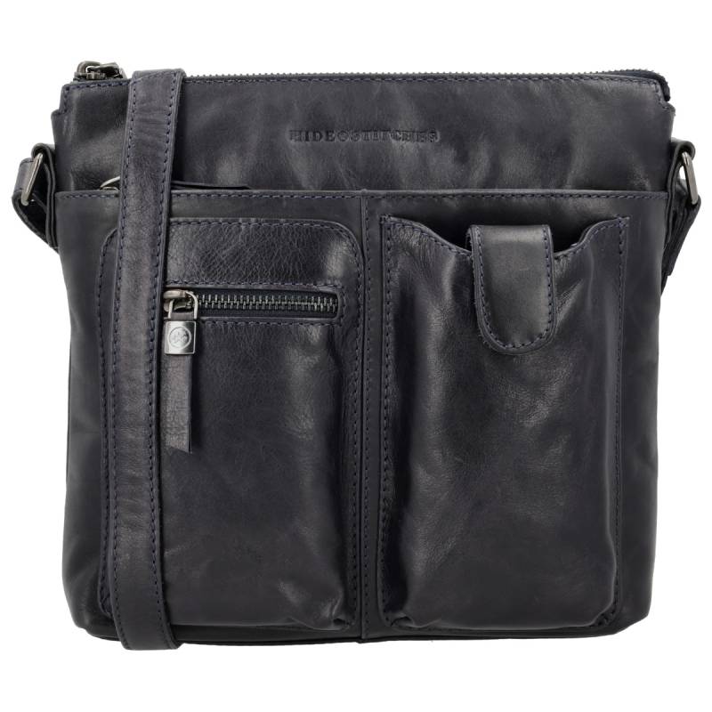 Hide & stitches porto schoudertas-Navy von Hide & Stitches