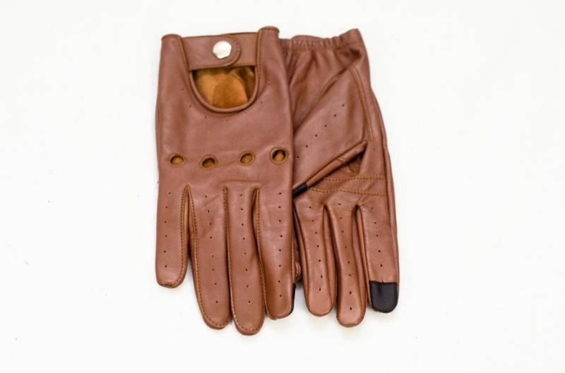 Tan Leder Handschuhe Frauen, Lammleder Handschuhe, Weiche Lederhandschuhe, Touch Screen Ungefütterte Lederhandschuhe Für Frauen von HidesHandcrafted