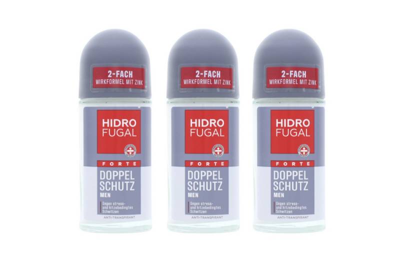 Hidrofugal Bodyspray 3 x Hidrofugal Men Forte Doppel Schutz Deo Roll On Anti Transpirant je von Hidrofugal