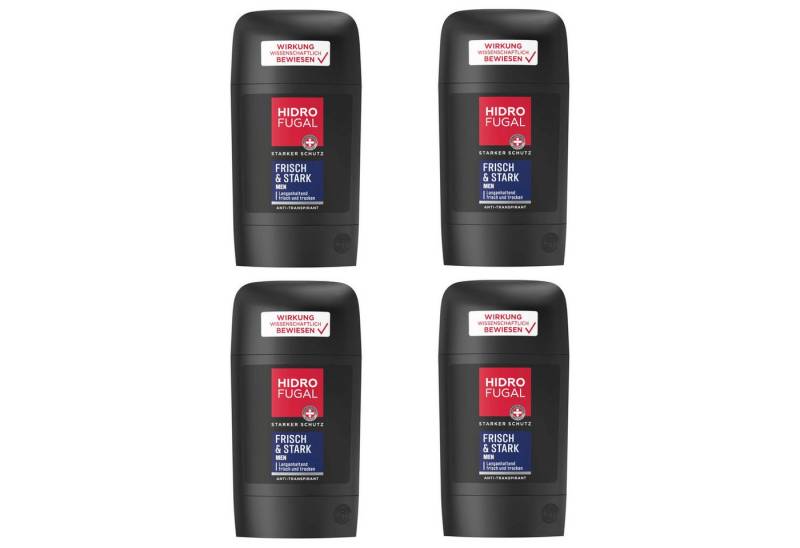 Hidrofugal Deo-Stift HIDROFUGALMEN FRISCH & STARK 4x 50 ml, Set, 4-tlg. von Hidrofugal
