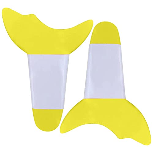 Wimpern Tusche Wimpern Schild Applikator Schutz Werkzeug-2 Stück Mascara und Lidschatten Schild Applikator Schutz Pads Hilfsschutz Werkzeug Wimpern Make-up(2pcs-Neues Gelb) von Hidyliu