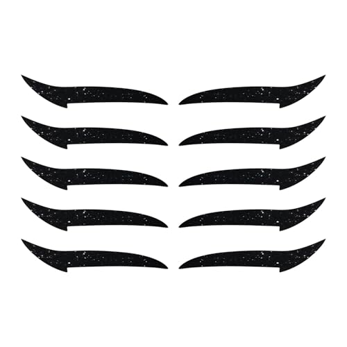 Hiemible Augen Liner Aufkleber | Klebender Lidschatten Streifen - Natürliche Augen Aufkleber, 10 Stück Wasserfeste Makeup Pflaster Für Frauen Und Mädchen von Hiemible