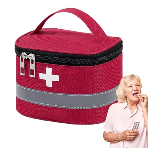 Hiemible Medizin Reisetasche,Tragbare Medizinbox - Tragbarer wasserdichter Mehrfach-Organizer Für Zuhause, Reise, Camping & Auto Hiemible Medizin Reisetasche,Tragbare Medizinbox - Tragbarer wasserdichter Mehrfach-Organizer Für Zuhause, Reise, Camping & Auto von Hiemible
