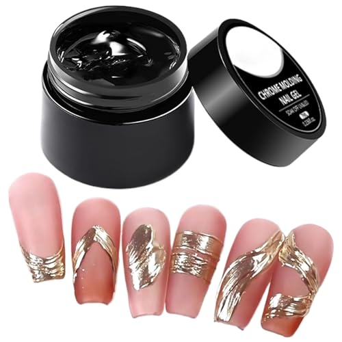 Hiemible Modelliergel Für Nägel, Modelliergel Für LED/UV-Lampen Mit Starker Härte, 7ml nicht klebender Nagelaufbau-Kleber, Maniküre Zubehör für und Unterwegs Hiemible Modelliergel Für Nägel, Modelliergel Für LED/UV-Lampen Mit Starker Härte, 7ml nicht klebender Nagelaufbau-Kleber, Maniküre Zubehör für und Unterwegs von Hiemible