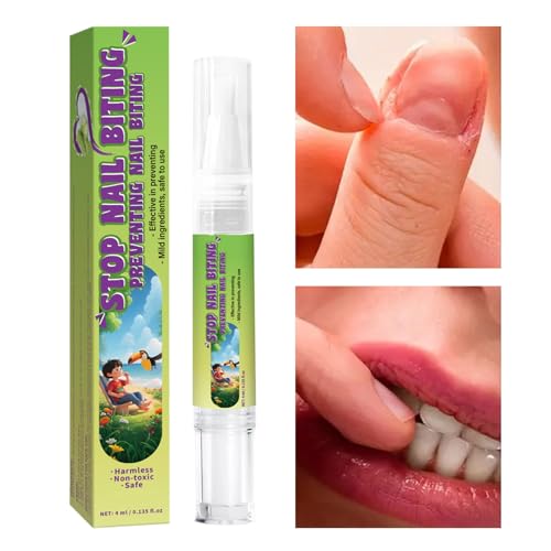 Hiemible Nagelkauen Stopp Für Kinder | 4 ml Nagelbeißen Verhinderung | Fingerschutz Für Nagelpflege Maniküre Zuhause Spa Kinder Erwachsene Nacht von Hiemible