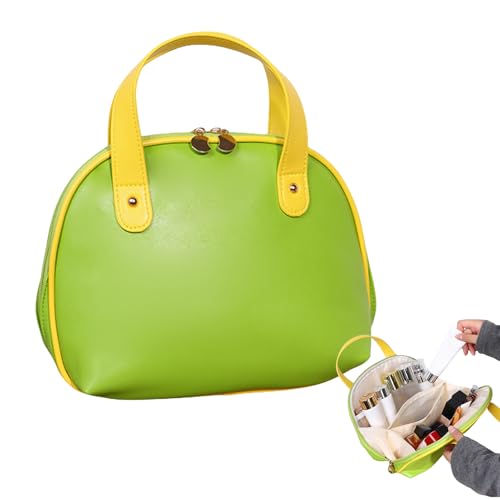 Hiemible Reise Makeup Tasche - Reise Make-up Organizer Aufbewahrungstasche - PU Leder Etui Mit Stauraum Für Damen Und Mädchen Auf Reisen Hiemible Reise Makeup Tasche - Reise Make-up Organizer Aufbewahrungstasche - PU Leder Etui Mit Stauraum Für Damen Und Mädchen Auf Reisen von Hiemible