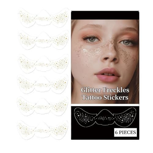 Hiemible Sommersprossen Gesichts-,Makeup-Sticker für natürliche Optik | Schweißresistente -Sticker für Bühne, Events, Alltags- & Kostümevents Hiemible Sommersprossen Gesichts-,Makeup-Sticker für natürliche Optik | Schweißresistente -Sticker für Bühne, Events, Alltags- & Kostümevents von Hiemible