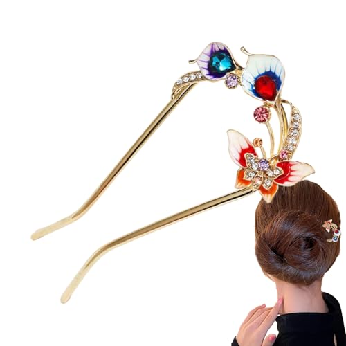 Hiemible Tierhaar Spange - Brautaccessoires Für Hochzeiten & Haarspangen - U-Förmige Dekorative Haarspangen Für Frauen Mädchen Familie Geschenkideen von Hiemible