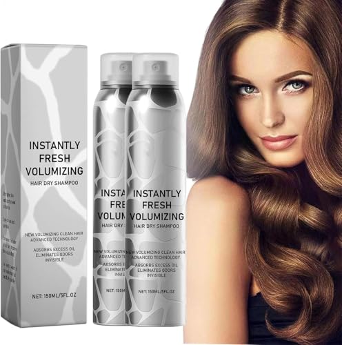Trockenshampoo Volumen, Haarpflege Spray Ohne Ausspülen, Haar Shampoo Gegen Trockenes Für Reise, Sport, Volumizing Dry Shampoo Spray, Haar Instantly Freshes Volumizing Hair Dry Shampoo, 150ml X2 Trockenshampoo Volumen, Haarpflege Spray Ohne Ausspülen, Haar Shampoo Gegen Trockenes Für Reise, Sport, Volumizing Dry Shampoo Spray, Haar Instantly Freshes Volumizing Hair Dry Shampoo, 150ml X2 von Hiemible