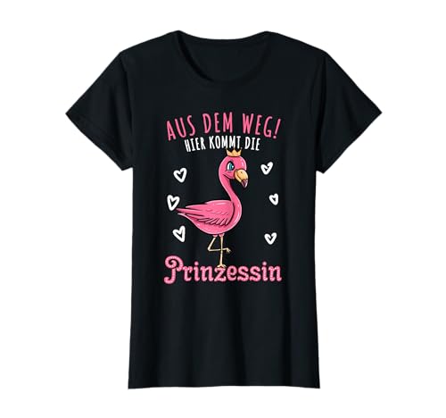Hier Kommt Die Prinzessin Flamingo Mädchen T-Shirt Hier Kommt Die Prinzessin Flamingo Mädchen T-Shirt von Hier Kommt Die Prinzessin Flamingo Mädchen