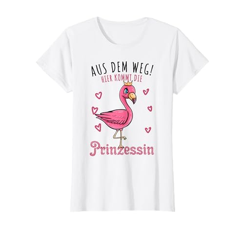 Hier Kommt Die Prinzessin Flamingo Mädchen T-Shirt Hier Kommt Die Prinzessin Flamingo Mädchen T-Shirt von Hier Kommt Die Prinzessin Flamingo Mädchen