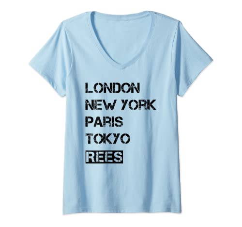 Damen Meine Stadt! Geburtsort & Heimatliebe Rees T-Shirt mit V-Ausschnitt Damen Meine Stadt! Geburtsort & Heimatliebe Rees T-Shirt mit V-Ausschnitt von Hier lebe ich! Stadt & Heimat Rees