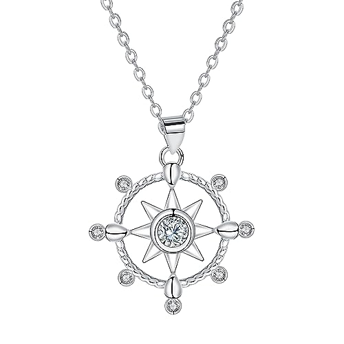 Hifeeled Ruder Kette 925 Sterling Silber Halskette Ruder Anhänger mit Zirkonia Original Frauen Schmuck Geschenke für Mama Ehefrau Freundin Tochter Hifeeled Ruder Kette 925 Sterling Silber Halskette Ruder Anhänger mit Zirkonia Original Frauen Schmuck Geschenke für Mama Ehefrau Freundin Tochter von Hifeeled