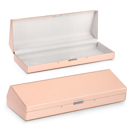 Hifot Brillenetui hardcase Aluminium, Metall Lesebrillenetui hartschalen für Damen und Herren von Hifot